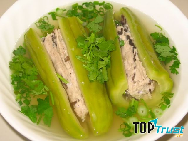 Canh khổ qua nấu thịt