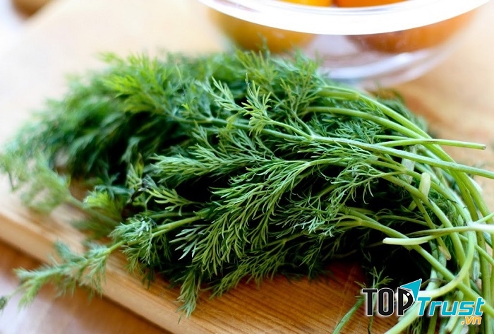 Món canh rau thì là thịt băm thanh thanh, ngọt mát mà không bị ngấy.