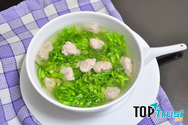 Canh thiên lý nấu ngao