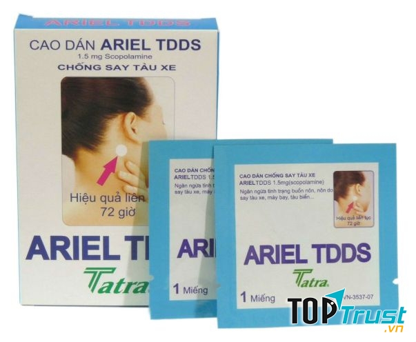 Cao Dán Chống Say Tàu Xe Ariel Tdds