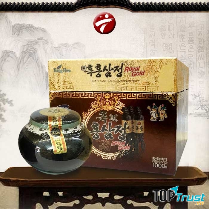 Cao hắc hồng sâm Hàn Quốc – hộp 1kg