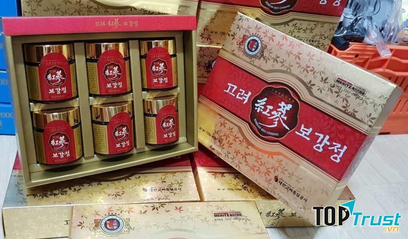 Cao hồng sâm 6 năm tuổi Hàn Quốc Hộp Gỗ Đen