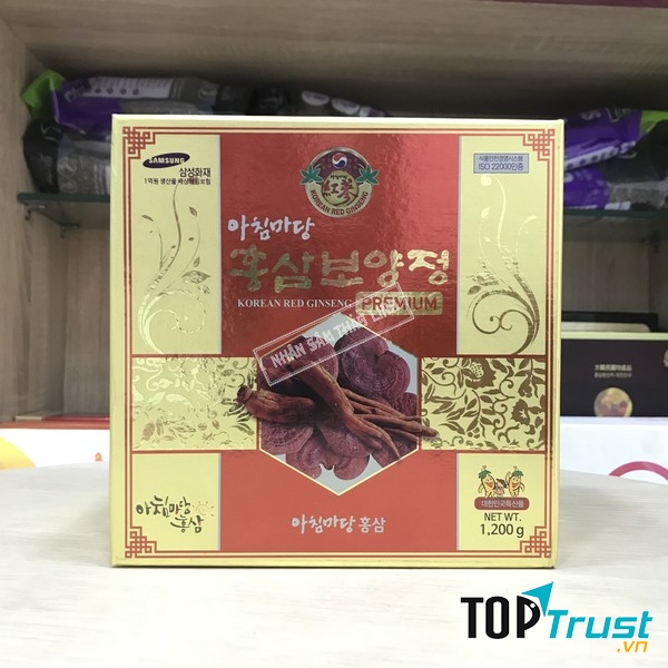 Cao Hồng Sâm Linh Chi Kanghwa Korean Red Ginseng Premium Hộp 1 Hủ 1kg