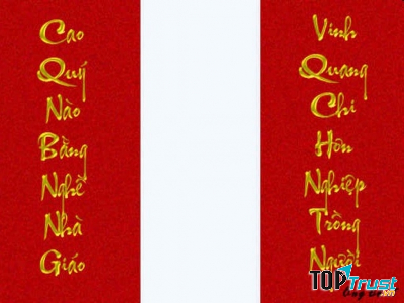 Cao quý nào bằng nghề nhà giáo / Vinh quang chi hơn nghiệp trồng người