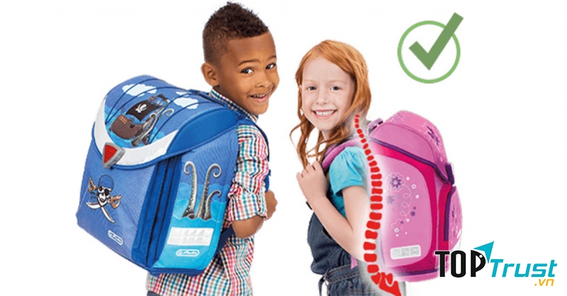 Cặp chống gù của Herlitz, người bạn thân thiết cho bé đến trường