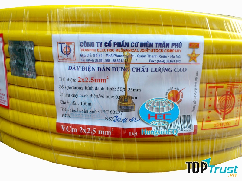 Cáp điện TRẦN PHÚ