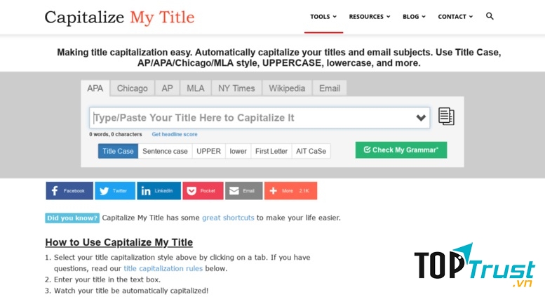 Capitalizemytitle.com