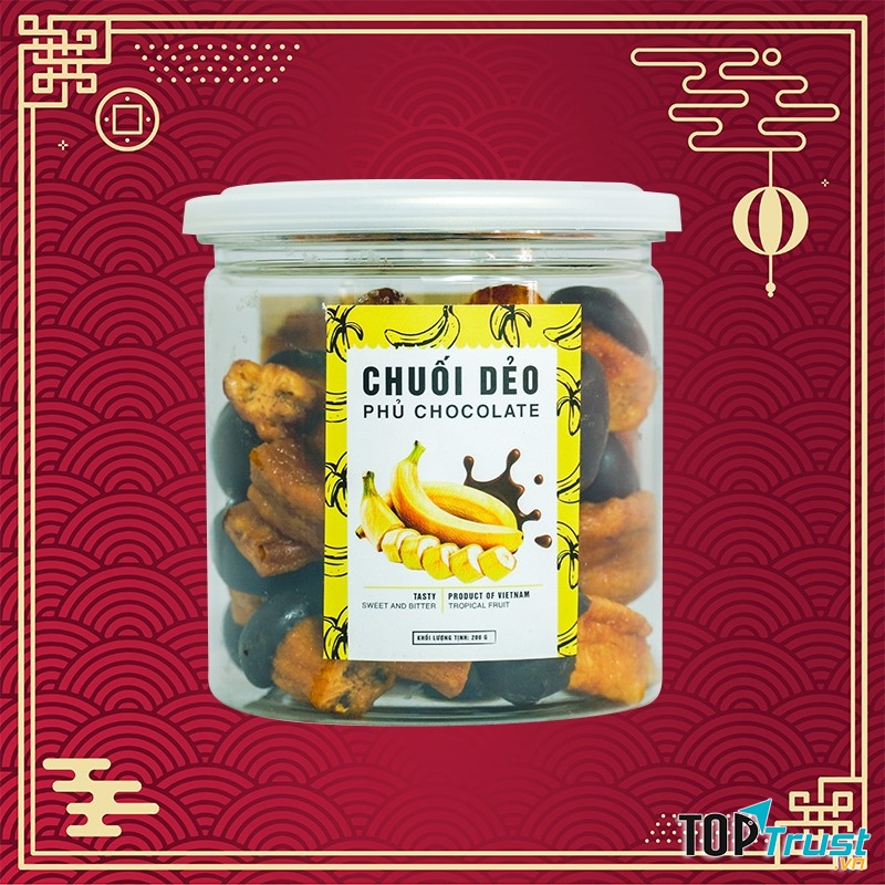 Đặc sản chuối dẻo phủ chocolate