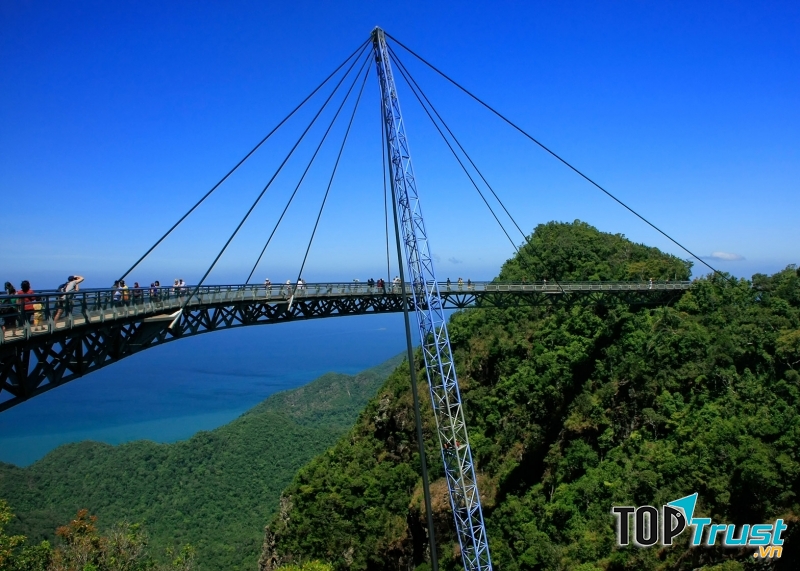 Cầu Langkawi Sky Bridge ở Malaysia