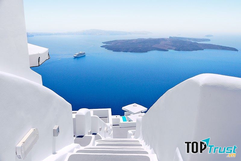 Cầu thang Santorini, Hy Lạp