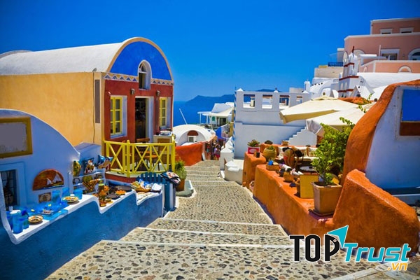 Cầu thang Santorini, Hy Lạp