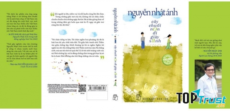 Cây chuối non đi giày xanh - Tác giả Nguyễn Nhật Ánh.