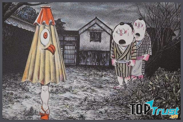 Karakasa Kozo rất thích trêu chọc, hù dọa con người