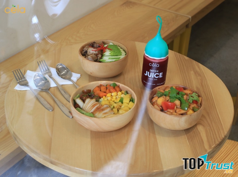 Đồ ăn healthy tại Cela