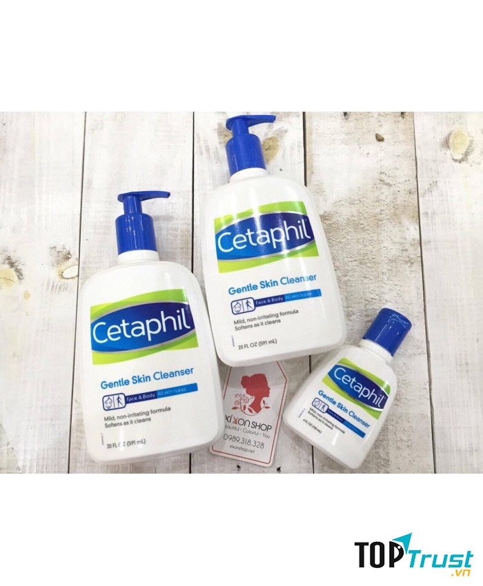 Cetaphil Gentle Cleanser chăm sóc dịu dàng cho làn da,