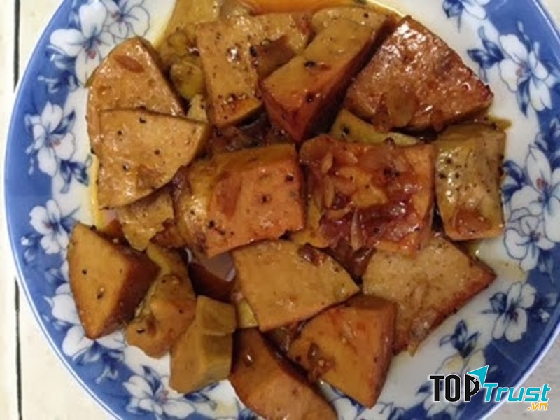 Chả lụa kho tiêu