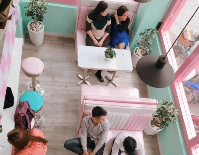 Không gian của Chamichi Retro đốn tim hội bánh bèo