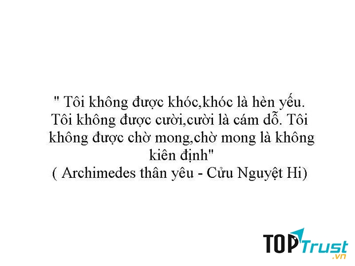 Quotes câu nói trong truyện Archimedes thân yêu