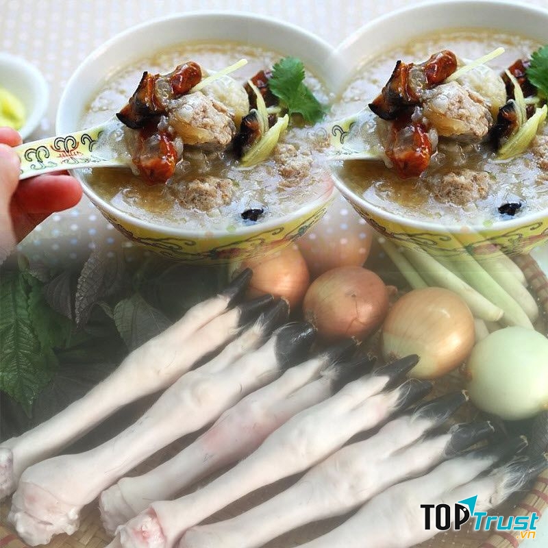 Cháo chân dê lợi sữa