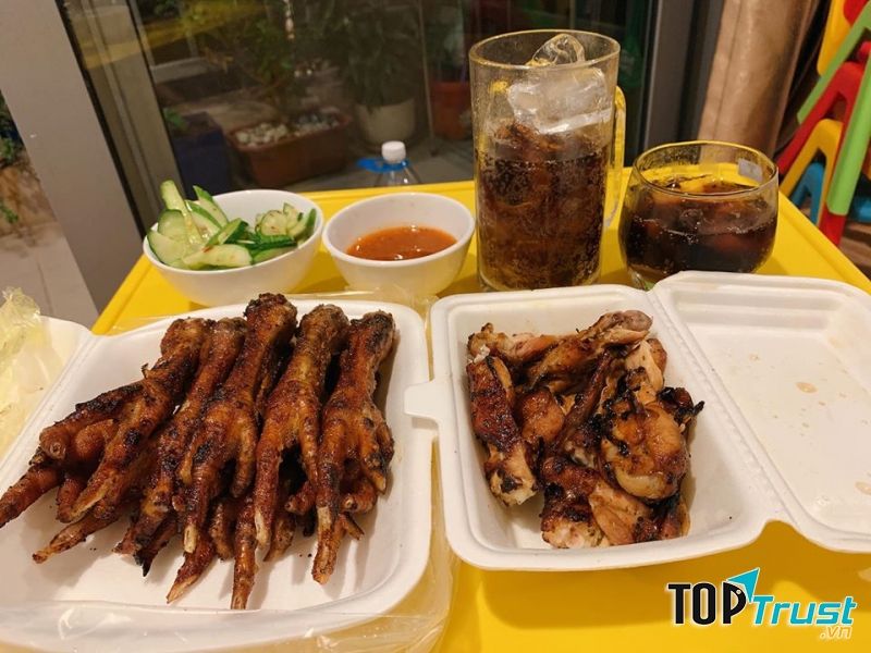 Chân gà nướng mật ong ngon nhất Hà Nội