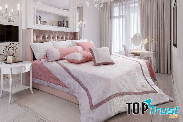 Chăn ga gối đệm cho phòng cưới