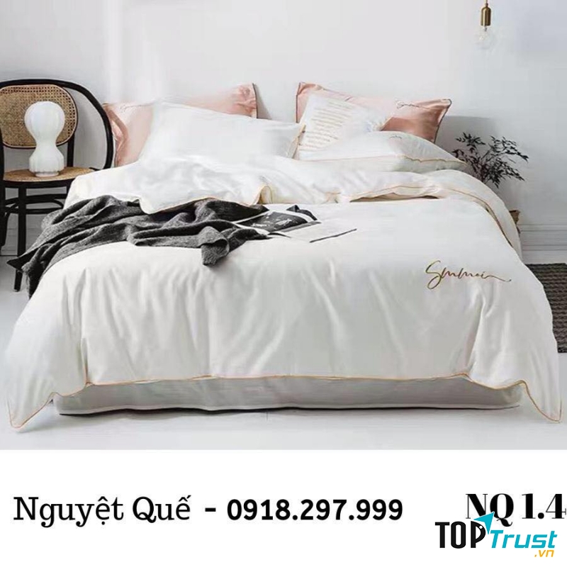 Chăn ga gối đệm Hanvico +Sông Hồng Nguyệt Quế