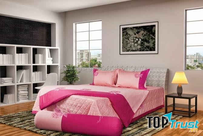 Chăn ga gối đệm Sông Hồng đa dạng về mẫu mã, kiểu dáng