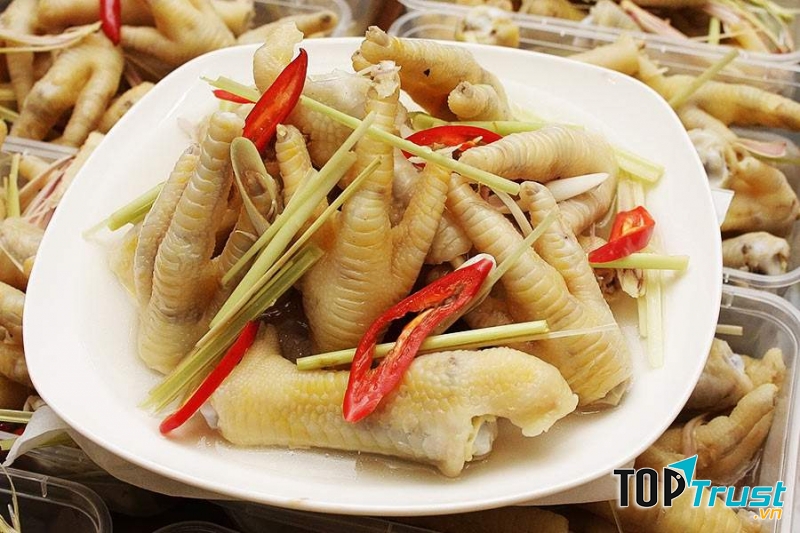 Chân gà hấp sả ớt Đức Long