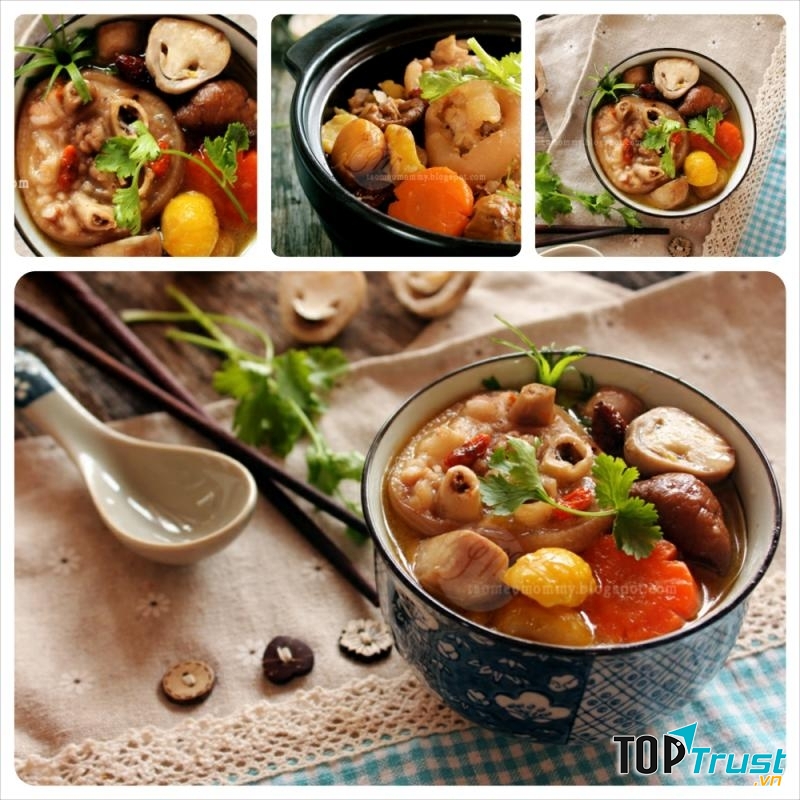 Chân Giò Hầm Nấm