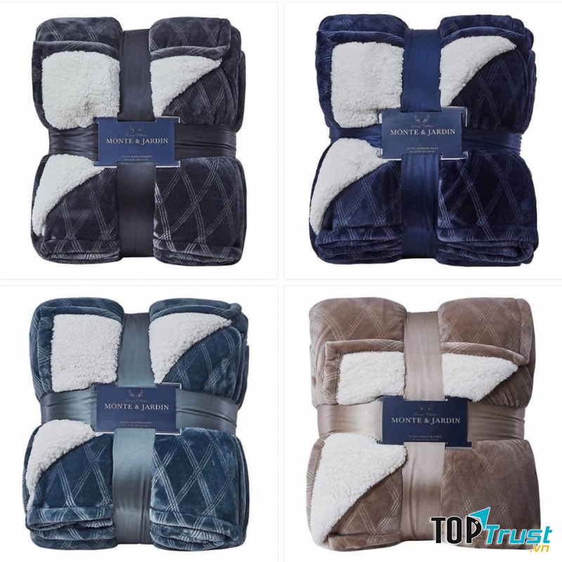 Chăn lông cừu Monte Jardin