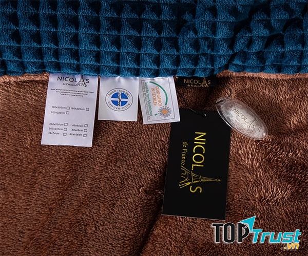 Chăn lông cừu Pháp Nicolas