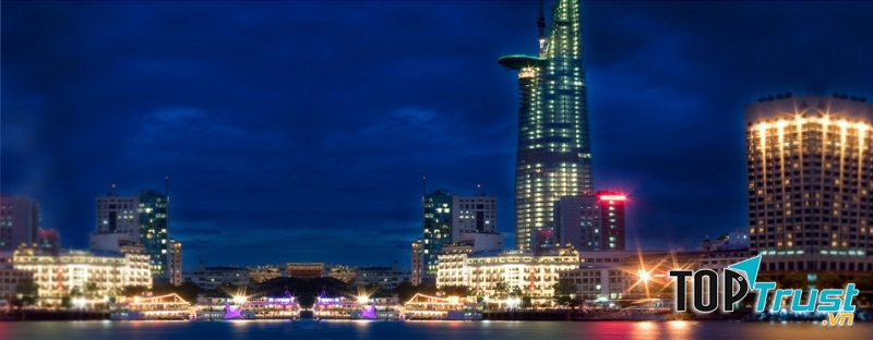 Bitexco xa hoa lúc về đêm - Nguồn: Sưu tầm