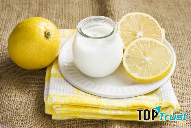 Tẩy tế bào chết từ chanh và sữa chua