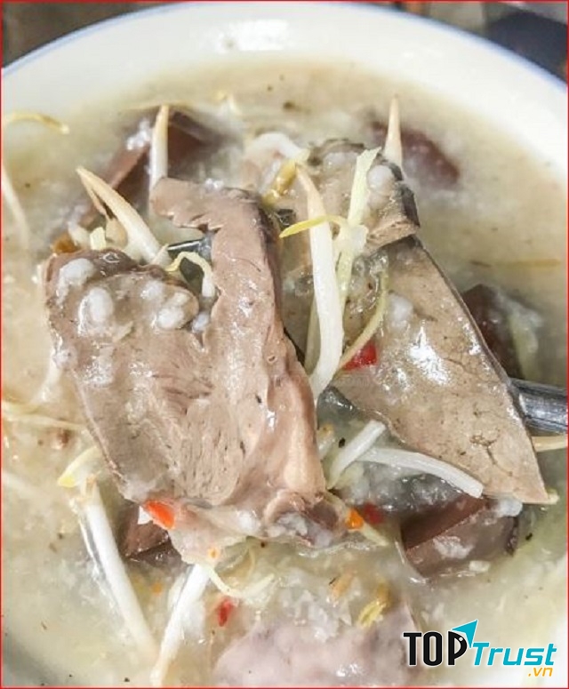 Tô cháo sánh mịn, nhiều nhân