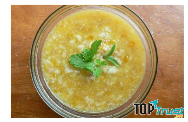 Cháo cà rốt gan gà