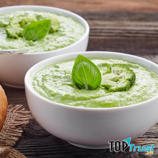 Cháo cua bông cải