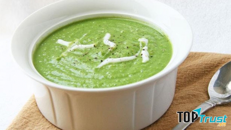 Cháo ếch rau mồng tơi