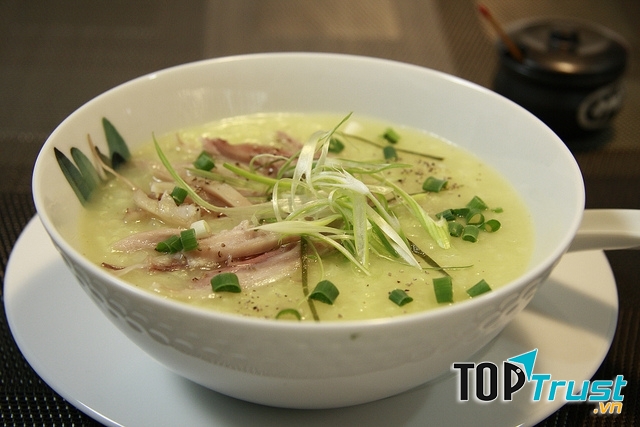 Cháo kê thịt gà