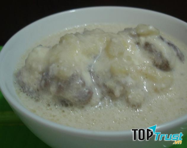 Cháo móng giò, hạt sen