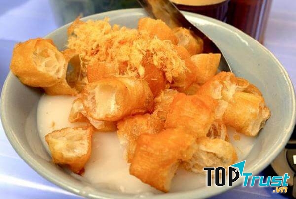 Cháo sườn quẩy ruốc