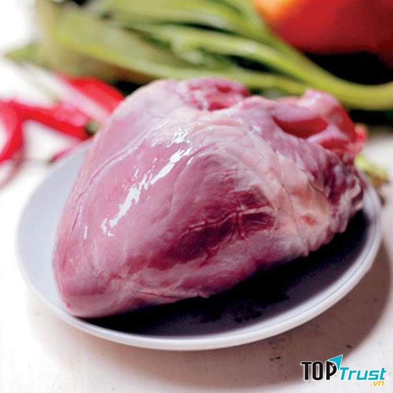 Cháo tim heo – hành, rau cần tây.