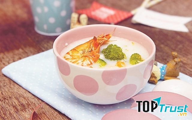 Cháo Tôm Cải Xanh