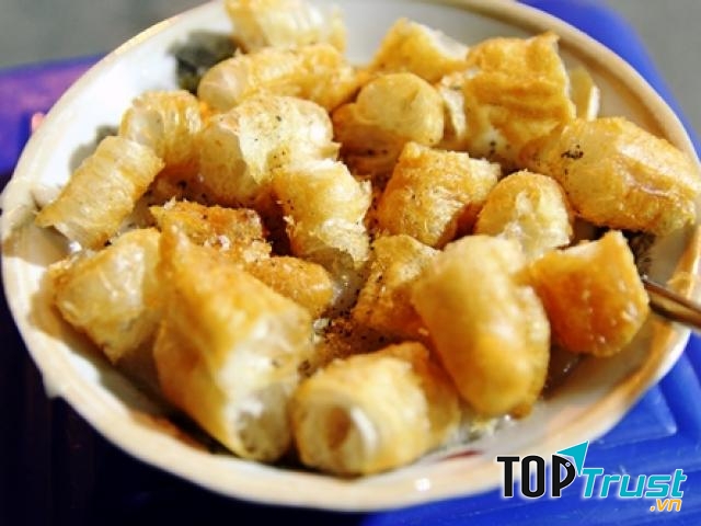Cháo trai - kèm quẩy chuẩn vị
