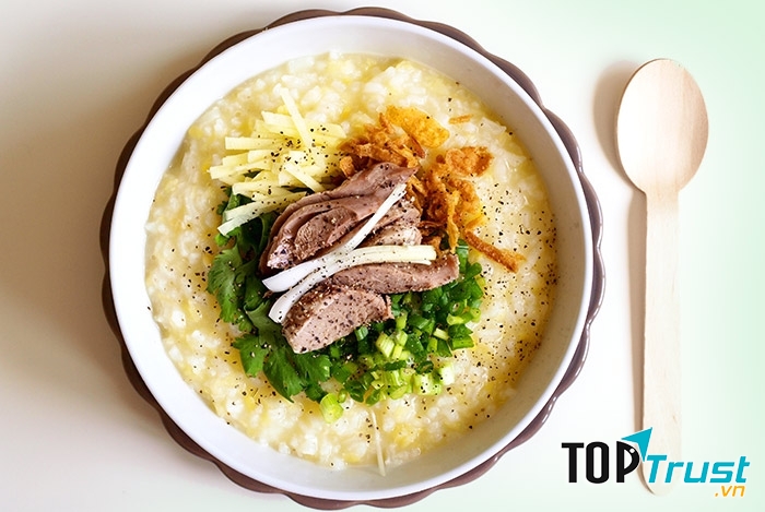 Cháo trứng đậu xanh