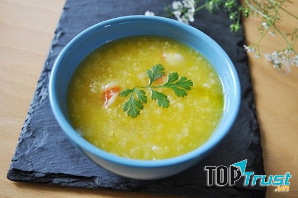 Nên ăn cháo trứng gà 2-3 lần/ tuần.