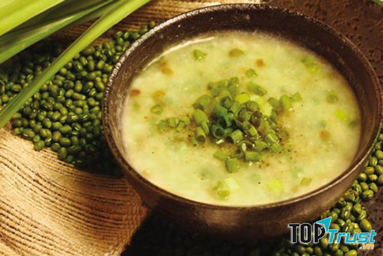 Cháo vịt đậu xanh