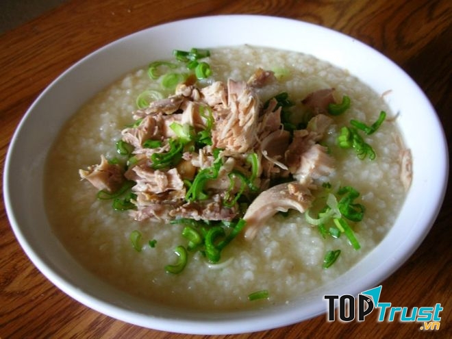 Cháo vịt đậu xanh