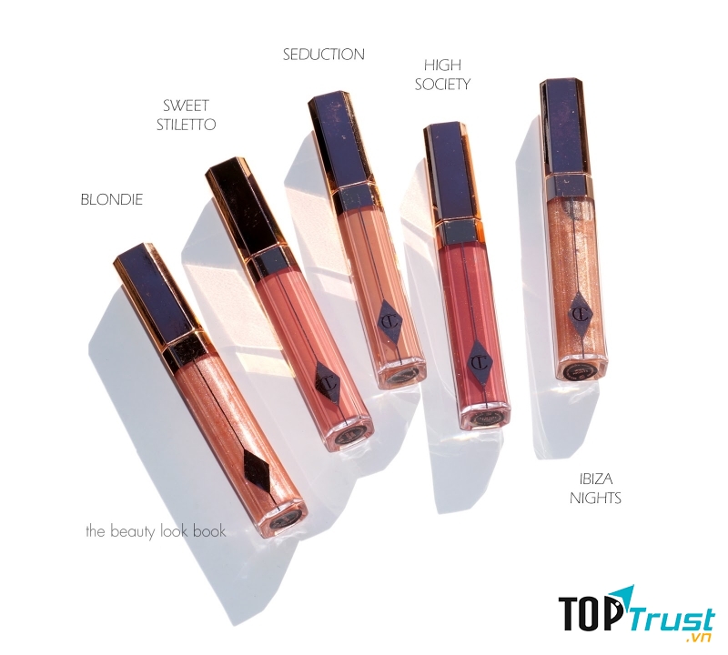Charlotte Tilbury Lip Lustre có rất nhiều màu để lựa chọn
