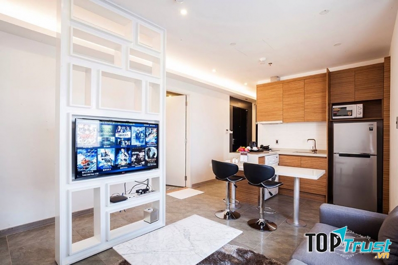 Phòng ốc của Charm Suite Residence Saigon