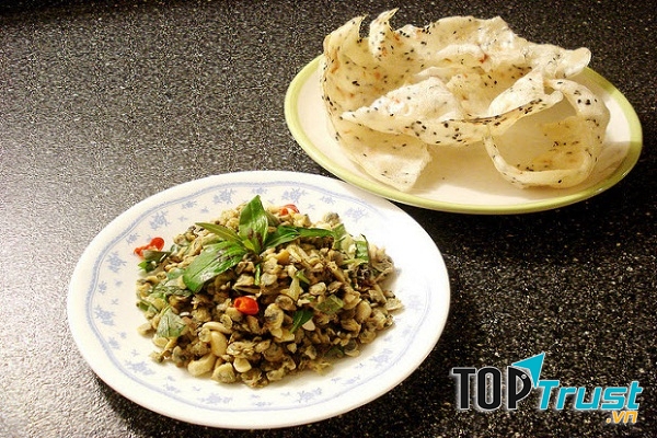 Bánh tráng xúc chắt chắt